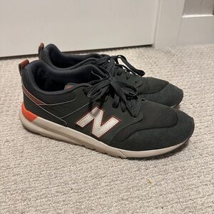 New Balance Navy Green and Orange Sneakers Retro Style | 005 V1 Sneaker